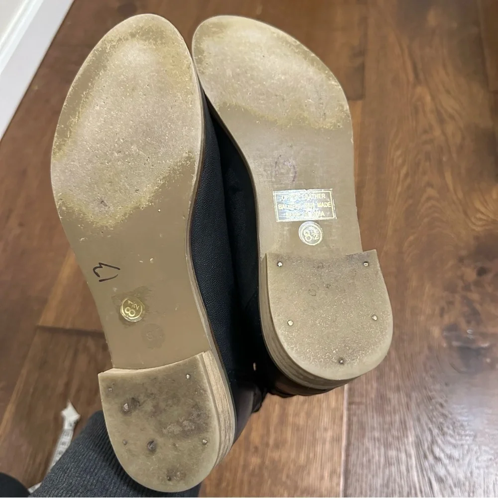 Seychelles x Revolve Knock at the Door Bootie Black Leather 8.5 - Anthropologie